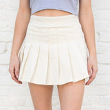 Ifomt Vintage Classic Black Pleated Skirt Women Summer Solid High Waist Zipper Mini Skirts Female Simple Casual Y2k Short Faldas 2025