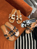 IFOMT Hollow Open Toe Split-Joint Sandals Slippers