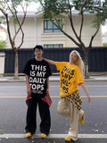 Ifomt Hip Hop Dance Trousers y2k pants cargo Sweatpants with Stylish Skirt Hem Design for Fall Loose Fit streetwear women baggy pants