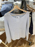 Ifomt New Autumn Beige Thin Transparent Long Sleeve Knitted Sweater With Hollowed Out Solid Color Basic Sheer Knitting Pullovers Top