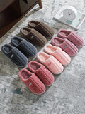 IFOMT Indoor Warm Non-Slip Solid Color Slippers