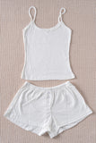 Ifomt Sweet Floral Print Tank Shorts Sets Women Summer New Cotton Slim Camis+Buttons Short Pants Cute Cozy Home Pajama 2 Piece Set Y2K