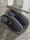 IFOMT Indoor Warm Non-Slip Solid Color Slippers