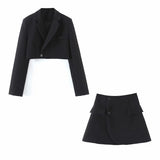 IFOMT High Waist Skirt Suits Women Suit For Womens Female Blazer Sets With Skirt  Autumn Winter Fashion Skirts Woman NewChristmas Gifts