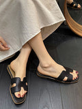 IFOMT Hollow Open Toe Split-Joint Slippers
