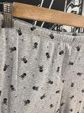 Ifomt Gray Skull Print Slim Sleeveless Vest Long Pant Sets Women 2 Pieces Set Cotton Pajama Vintage Tank Top High Waist Straight Pants