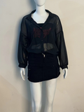 IFOMT Shirt for Women Blouse Long Sleeve Top Chiffon Summer Simple Sun-proof Fashion All-match Basic Korean Sexy Solid Casual Shirt
