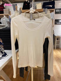 Ifomt Sweet Floral Hollow-out Lace T-shirts Women Autumn Solid Round Neck Long Sleeve Slim T-shirt Female Vintage Chic Y2k Tops 2025