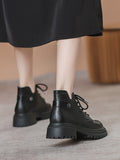 IFOMT Lace-Up Rivet Round-Toe Split-Joint Boots Dr. Martens Boots