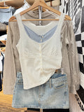 Ifomt Sweet White Lace Trim Slim Tank Tops Women Cotton U-neck Buttons Sleeveless Cardigan Vests Girls Preppy Style Cute Y2K Camis New