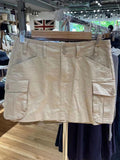 Ifomt Casual Women Solid Cargo Pants Women Pockets High Waist A-line Mini Skirts Female Y2k Streetwear Cotton Bottoms 2025