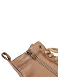 IFOMT Cow Leather Lace-Up Zipper Martin Booties