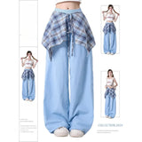 Ifomt Hip Hop Dance Trousers y2k pants cargo Sweatpants with Stylish Skirt Hem Design for Fall Loose Fit streetwear women baggy pants