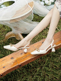 IFOMT Split-Joint Square-Toe Sandals Sling Shoes