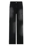 IFOMT Low Rise Washed Loose-Fit Baggy Jeans