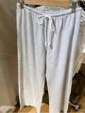 Ifomt New Spring Autumn Loose Women Sweatpants Solid Color Gray Drawstring Wide Leg Pant Casual Sportwear Long Trouser Cotton Blend