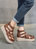 IFOMT Casual Hollow Gladiator Shoes Platform Sandals