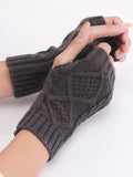 IFOMT Simple 9 Colors Jacquard Knitting Gloves