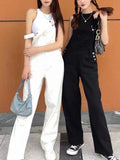 Ifomt Pockets Denim Jumpsuit Woman Autumn Spring Jeans Pant Casual American Overalls Streetwear Vintage Y2k Summer Cotton Trousers