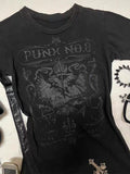 Ifomt American T-shirt Goth Y2k Clothes Punk Letter Print Vintage Short Sleeve Slim Crop Top Harajuku Summer 2000s Grunge Tee Emo Sexy