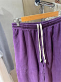 Ifomt New Purple Drawstring Straight Sweatpants Women Autumn Streetwear High Waist Cotton Trouser Casual Vintage Sport Loose Long Pant