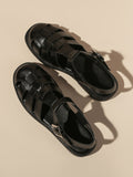 IFOMT Hollow Round-Toe Gladiators Sandals