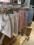 Ifomt Casual Women Blue Denim Mini Skirts Summer Vintage High Waist Pockets A-line Skirts Female Y2k Streetwear Slim Bottoms 2025