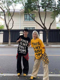 Ifomt Hip Hop Dance Trousers y2k pants cargo Sweatpants with Stylish Skirt Hem Design for Fall Loose Fit streetwear women baggy pants