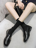 IFOMT Shallow Cut Square-Toe Loafers
