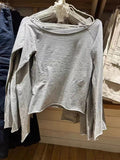 Ifomt Vintage Solid Slim T-shirt Women Autumn Sexy Shoulder Out Long Sleeve Tee Shirt Female Retro Streetwear Cotton T Shirt Tops 2025