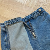 Ifomt Elegant Solid Mini Denim Skirts Women Slim Fashion New Summer Streetwear Casual Student Skirt Skort Harajuku Y2k Faldas Vintage