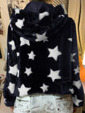 IFOMT Y2K Vintage Star Zip Up Hoodie