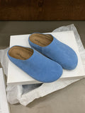 IFOMT Round-Toe Split-Joint Flat Shoes Slippers&Mules