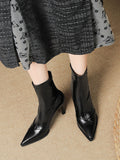 IFOMT Pointed-Toe Split-Joint Boots Pumps