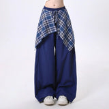 Ifomt Hip Hop Dance Trousers y2k pants cargo Sweatpants with Stylish Skirt Hem Design for Fall Loose Fit streetwear women baggy pants