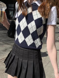 Ifomt Vintage Classic Black Pleated Skirt Women Summer Solid High Waist Zipper Mini Skirts Female Simple Casual Y2k Short Faldas 2025