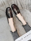 IFOMT Shallow Cut Square-Toe Loafers