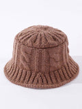 IFOMT Original Solid Knitting Bucket Hat