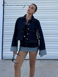 Ifomt Chic Denim Jacket Mini Skirts Set Women Lapel Single Breasted Long Sleeve Coat Slim Short Skirt 2025 Spring Elegant Lady Outfit