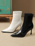 IFOMT Pointed-Toe Split-Joint Boots Pumps