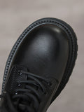 IFOMT Lace-Up Rivet Round-Toe Split-Joint Boots Dr. Martens Boots