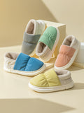 IFOMT Contrast Color Round-Toe Split-Joint Slippers