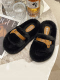 IFOMT Open Toe Split-Joint Platform Shoes Slippers