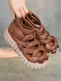 IFOMT Casual Hollow Gladiator Shoes Platform Sandals