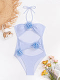 IFOMT Hollow Out Sexy Bodysuit Lingerie For Women Flower Slim Bathing Suit Woman Beach Swimming Bodycon Swimwear Women's Bikini