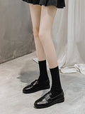 IFOMT Shallow Cut Square-Toe Loafers