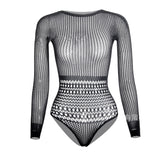 IFOMT Hot Drill Hollow Out Body Tops For Women Sexy Off-shoulder Mesh Diamonds Bodysuit Backless Nightclub Party Top PlaysuitChristmas Gifts