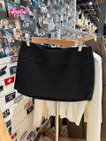 Ifomt 2025 New Lace Trim Straight Mini Skirt Shorts Woman Spring High Waist Fashion Short Casual Streetwear Preppy Style Y2k Skirts