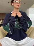 IFOMT 80's Print Loose Sweatshirt