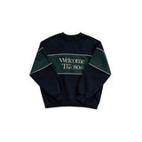 IFOMT 80's Print Loose Sweatshirt